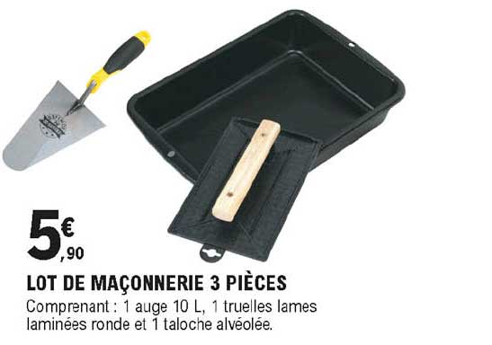 Lot De Maçonnerie 3 Pièces