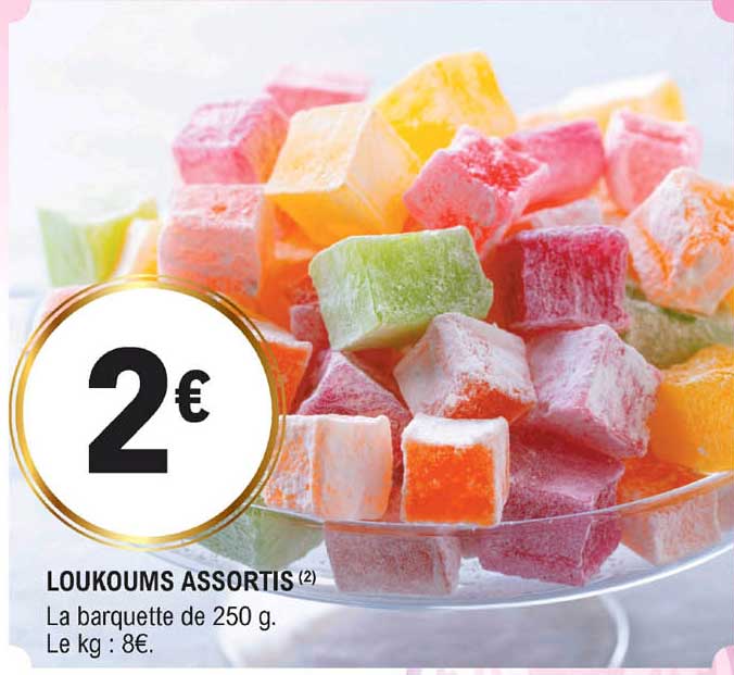 loukoums assortis