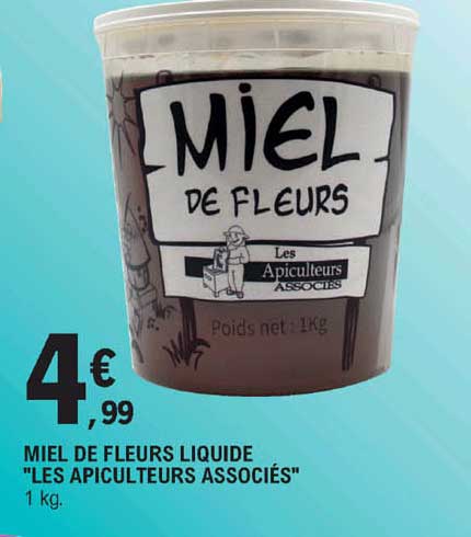 Miel De Fleurs Liquide "les Apiculteurs Associés"