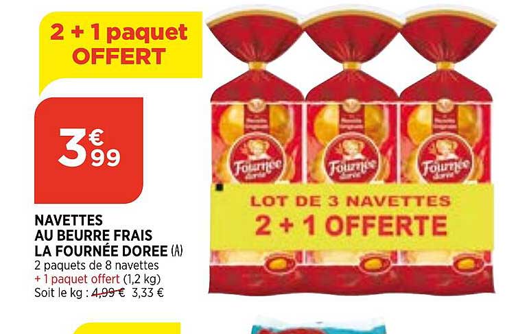 navettes au beurre frais la fournée dorée