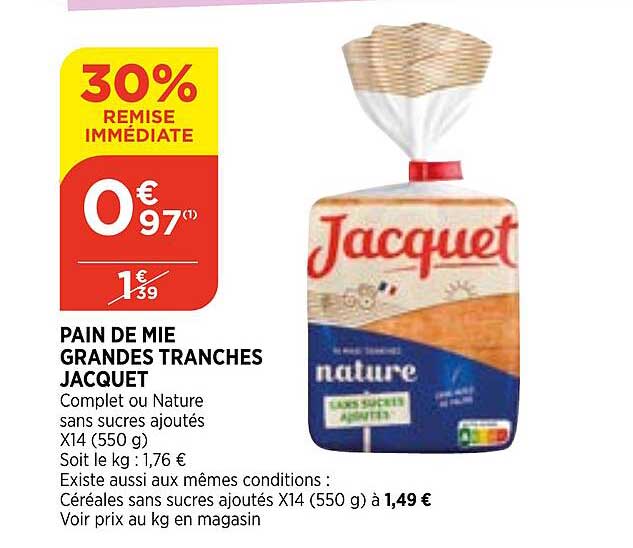 pain de mie grandes tranches jacquet
