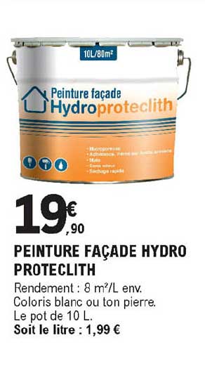 Peinture Façade Hydro Proteclith