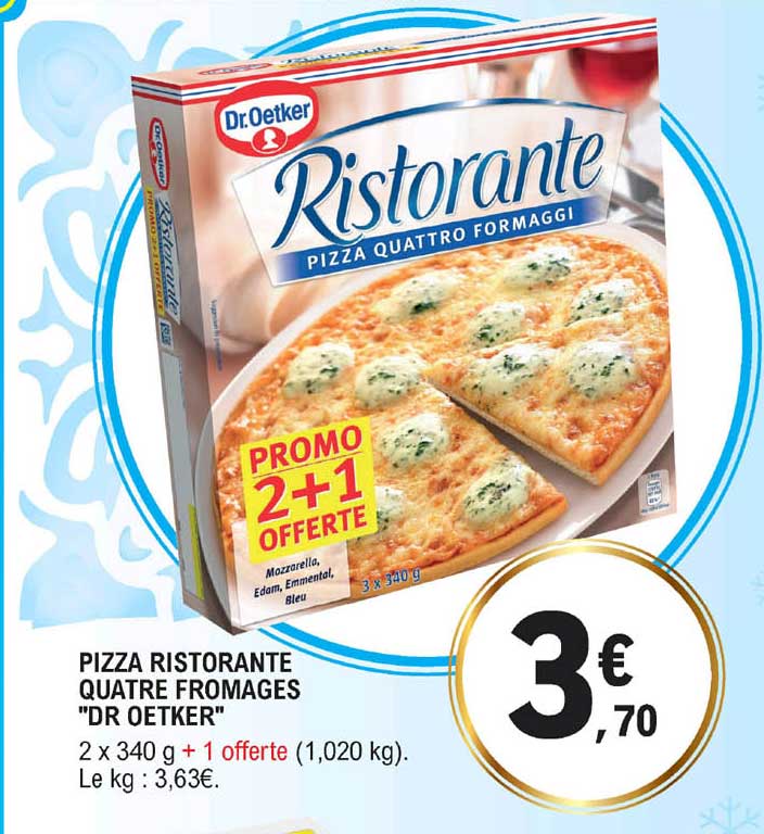 pizza ristorante quatre fromages "dr oetker"