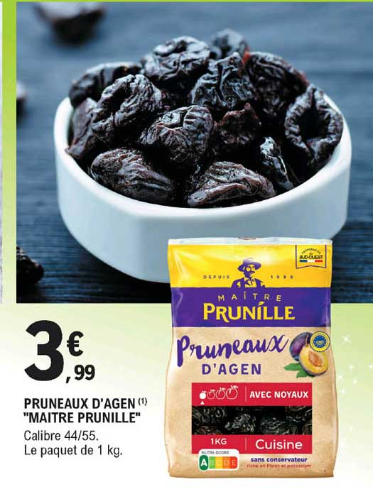 pruneaux d'agen "maitre prunille"