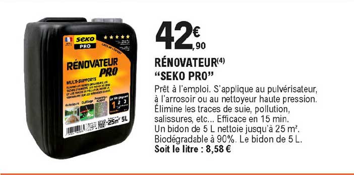 Rénovateur "seko Pro"