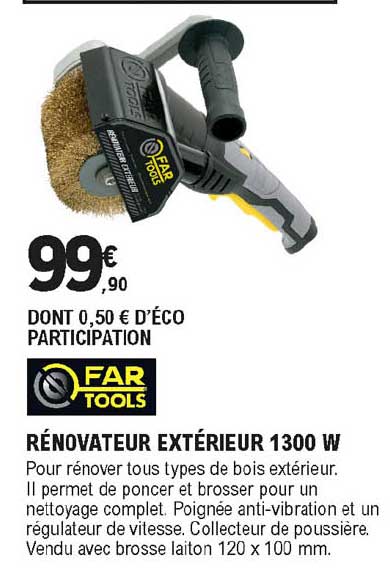 rénovateur extérieur 1300 w far tools