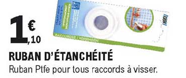 ruban d'étanchéité