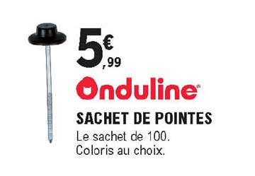 Sachet De Pointes Onduline