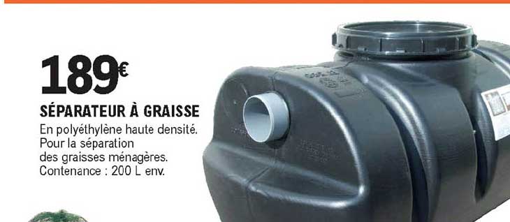 Séparateur à Graisse