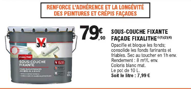 sous-couche fixante façade fixalithe
