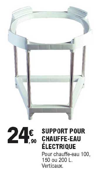 support pour chauffe-eau électrique