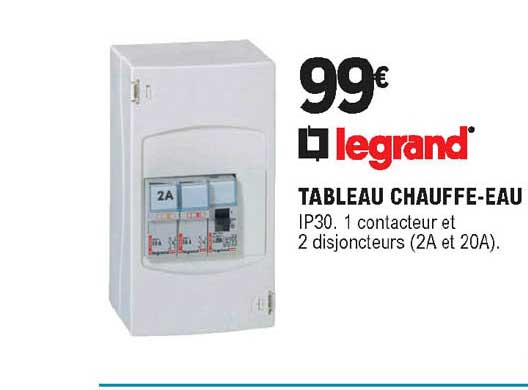 tableau chauffe-eau legrand