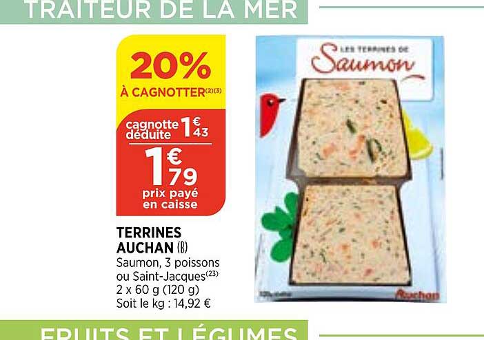 Terrines Auchan