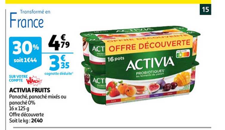 Activia Fruits