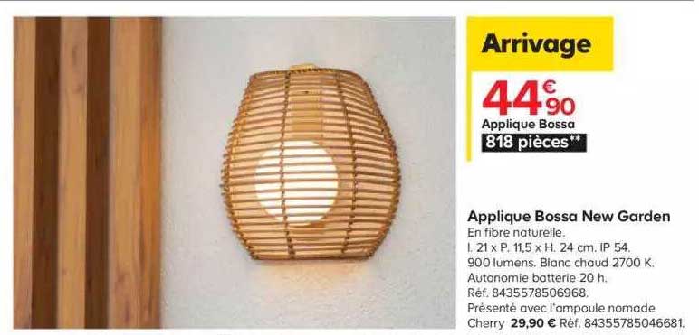 applique bossa new garden