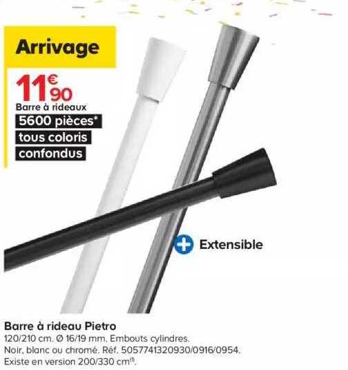 Barre à Rideau Pietro