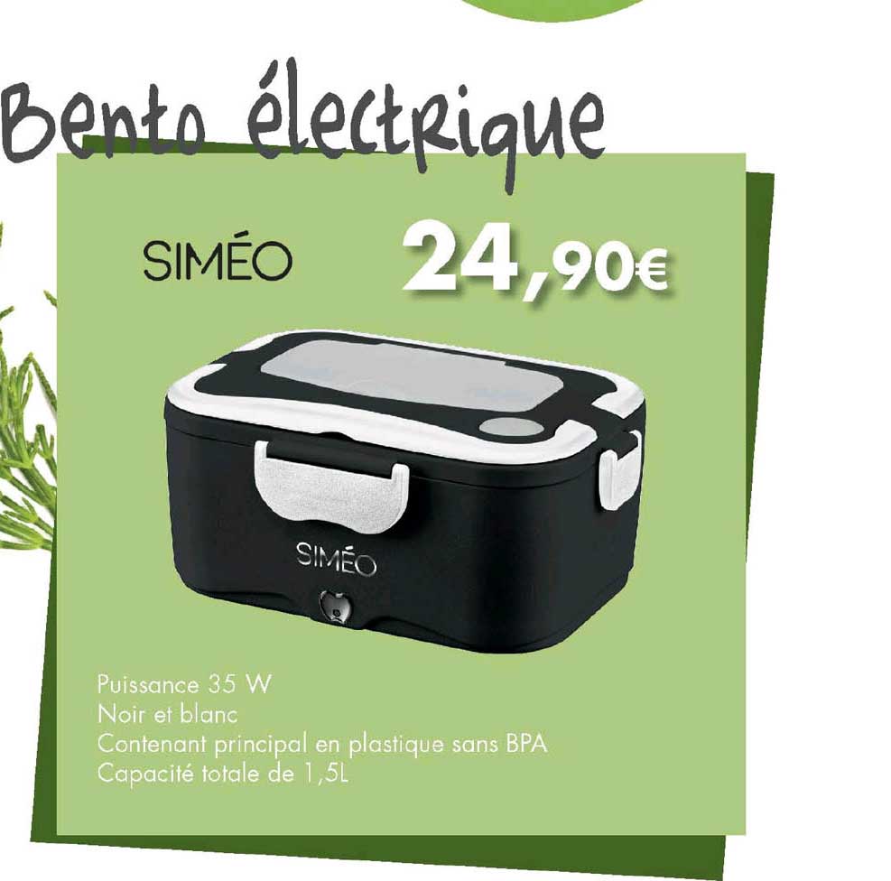 Bento électrique Siméo