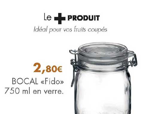 Bocal "fido" 750 Ml En Verre
