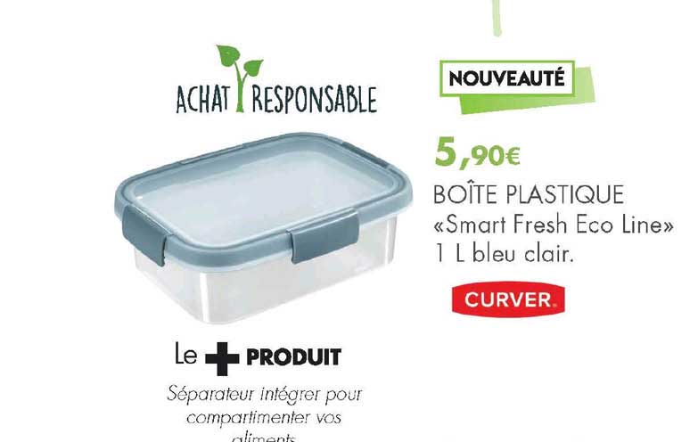 boîte plastique "smart fresh éco line"