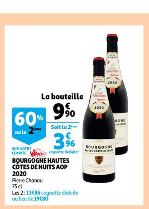 bourgogne hautes côtes de nuits aop 2020 pierre chanau