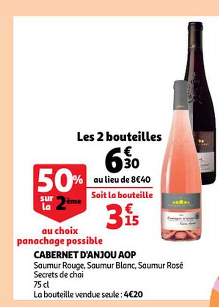 cabernet d'anjou aop saumur rouge, saumur blanc, saumur rosé secrets de chai