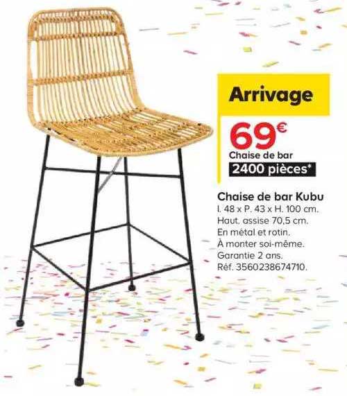 Chaise De Bar Kubu