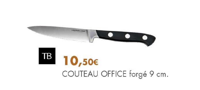 couteau office forgé 9 cm