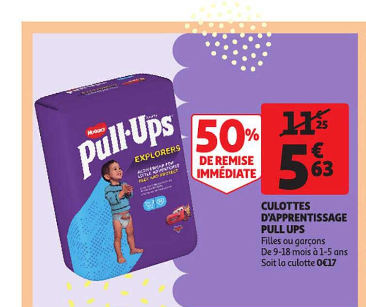 culottes d'apprentissage pull ups