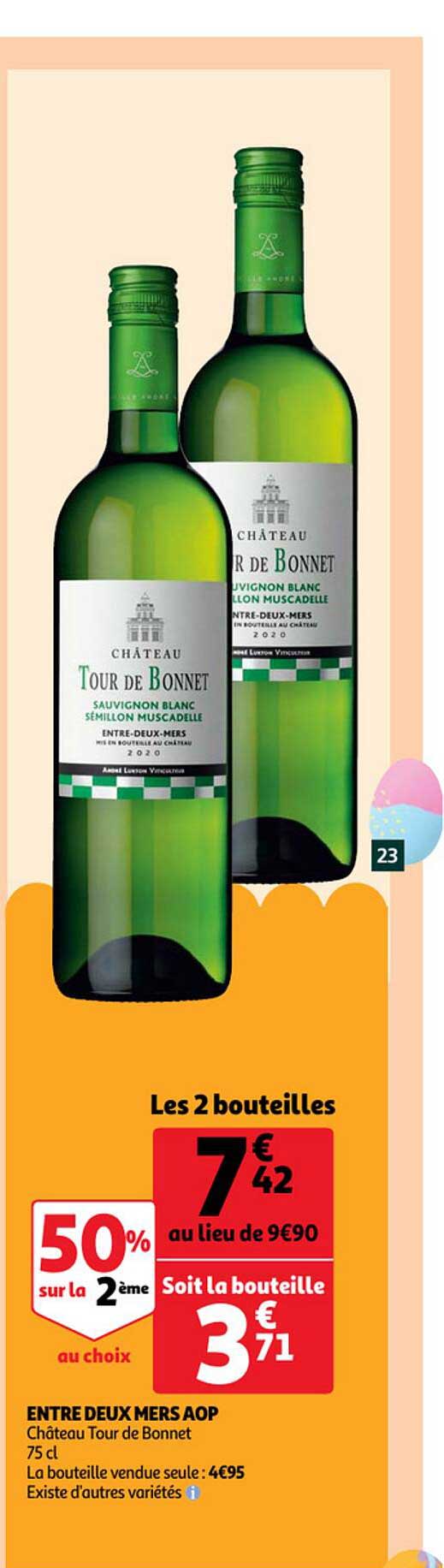 entre deux mers aop château tour de bonnet