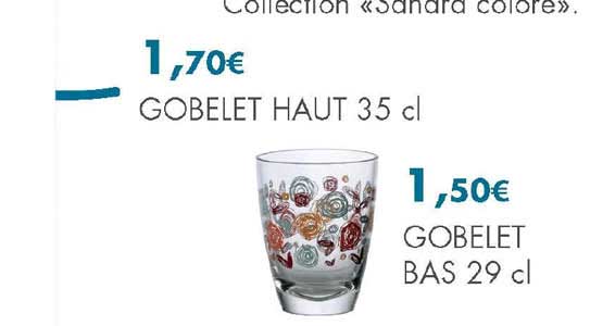 Gobelet Haut 35 Cl, Gobelet Bas 29 Cl