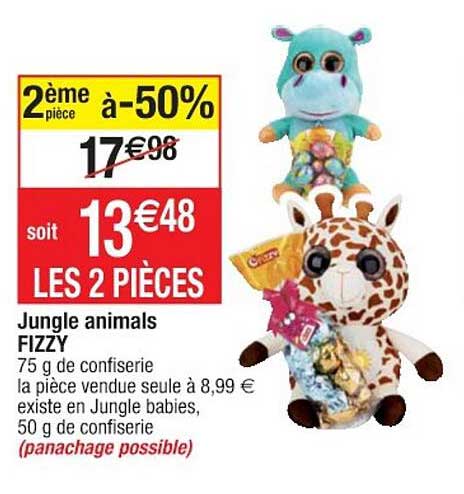 Jungle Animals Fizzy