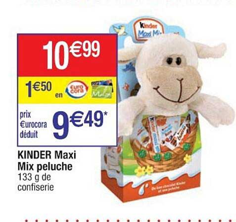 Kinder Maxi Mix Peluche