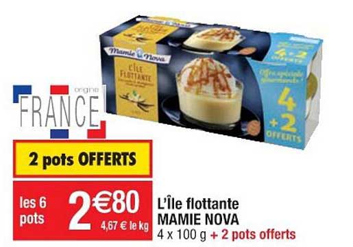 l'île flottante mamie nova