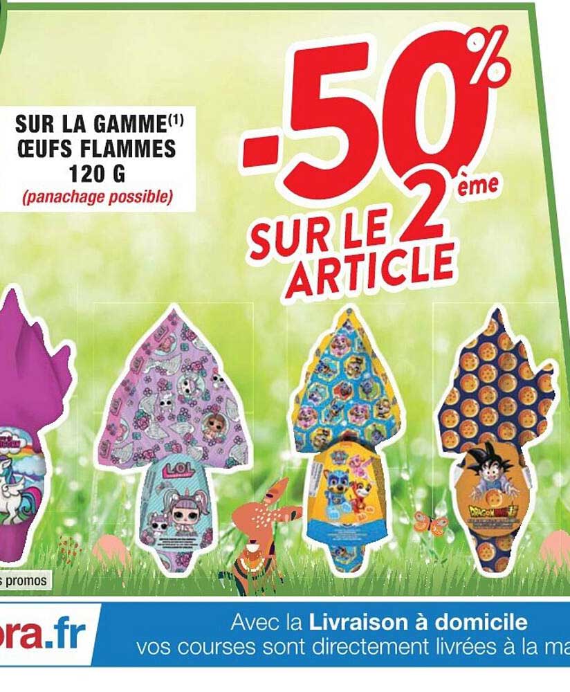 la gamme oeufs flammes 120 g
