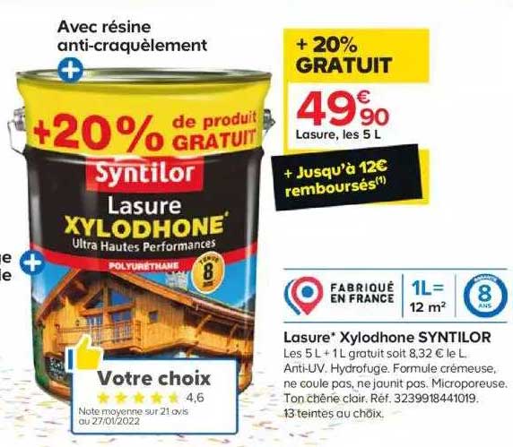 Lasure Xylodrone Syntilor