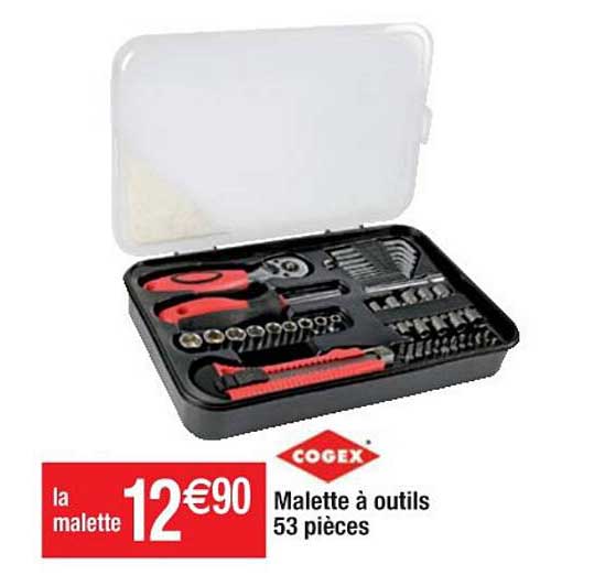 Malette à Outils 53 Pièces Cogex
