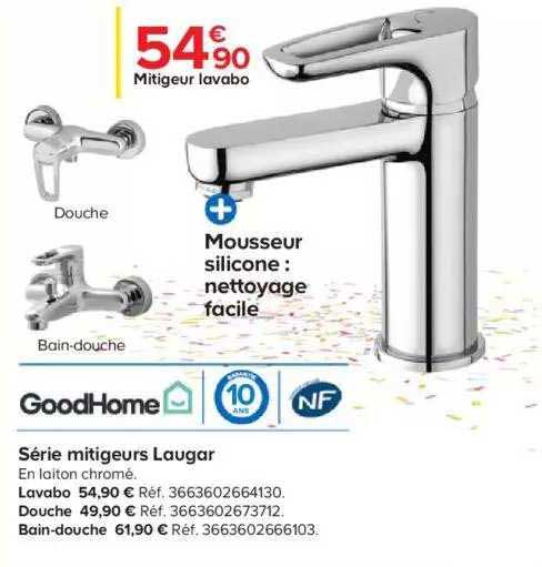 série mitigeurs laugar goodHome