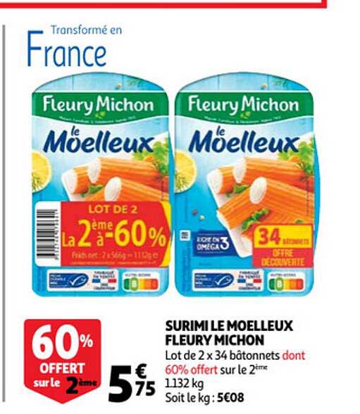 surimi le moelleux fleury michon