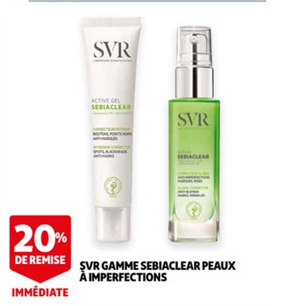 svr gamme sebiaclear peau à imperfections