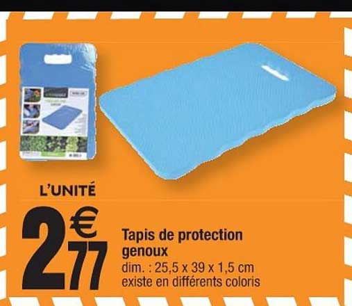 tapis de protection genoux