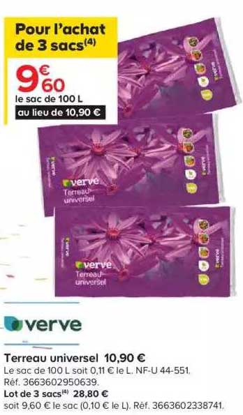 Terreau Universel Verve