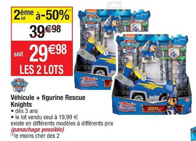 véhicule + figurine rescue knights