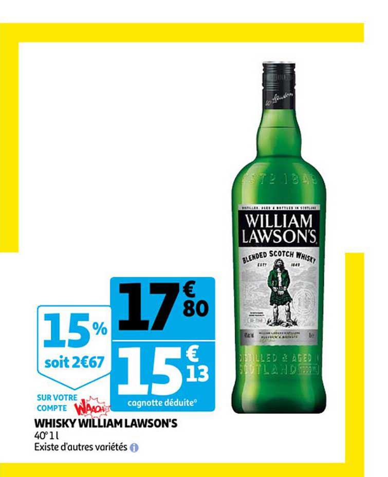 whisky william lawson's
