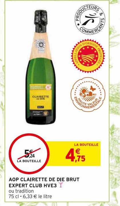 aop clairette de die brut expert club hve3