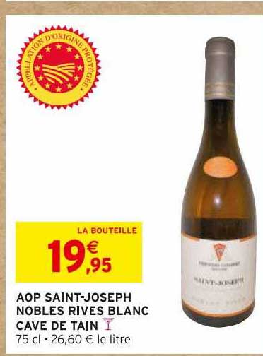 aop saint-joseph nobles rives blanc cave de tain