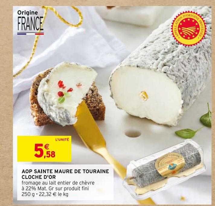 aop sainte maure de touraine cloche d'or