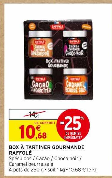 box à tartiner gourmande raffolé