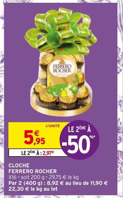 Cloche Ferrero Rocher