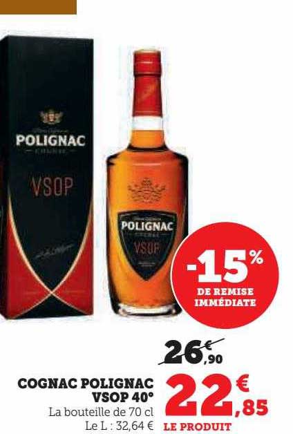 Cognac Polignac Vsop 40°