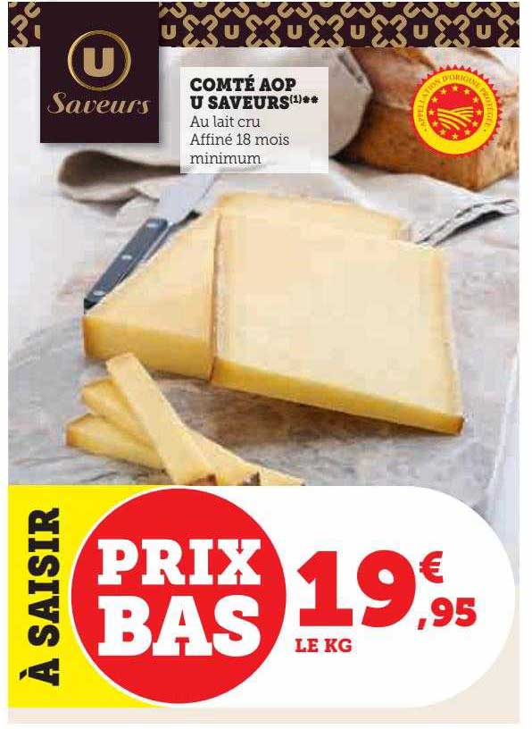 Comté Aop U Saveurs